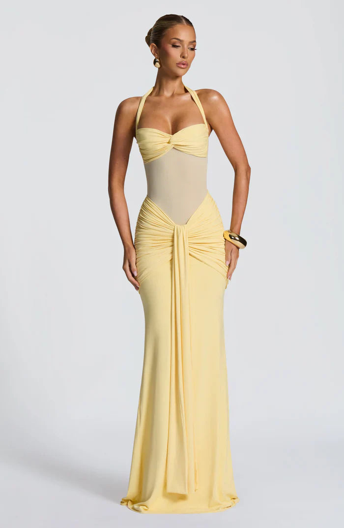 VIXEN MAXI DRESS - YELLOW