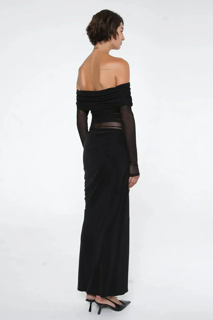 DEMI MAXI DRESS - BLACK