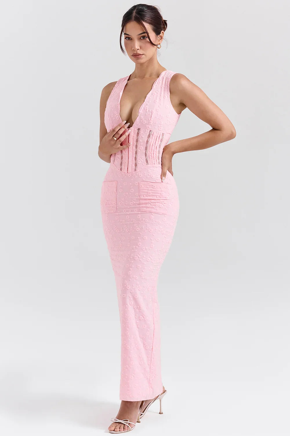 EMILIA MAXI DRESS - PINK