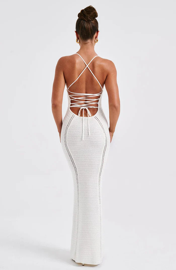 XANTHE MAXI DRESS - WHITE
