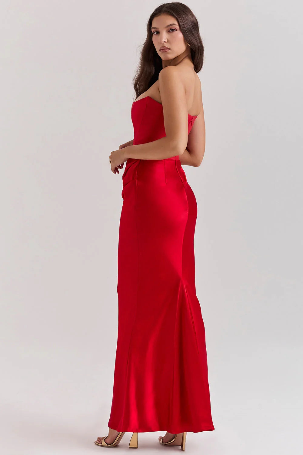 ROSALIND MAXI DRESS - RED