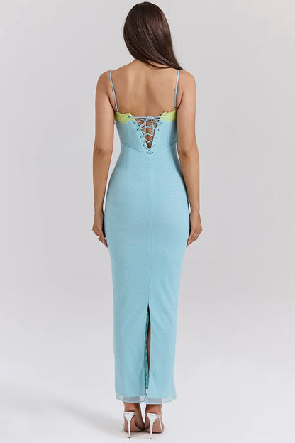 ARIELA MAXI DRESS - LIGHT BLUE
