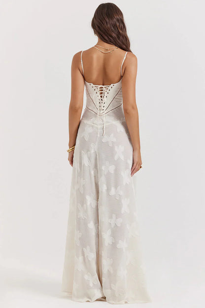 MYA MAXI DRESS - WHITE
