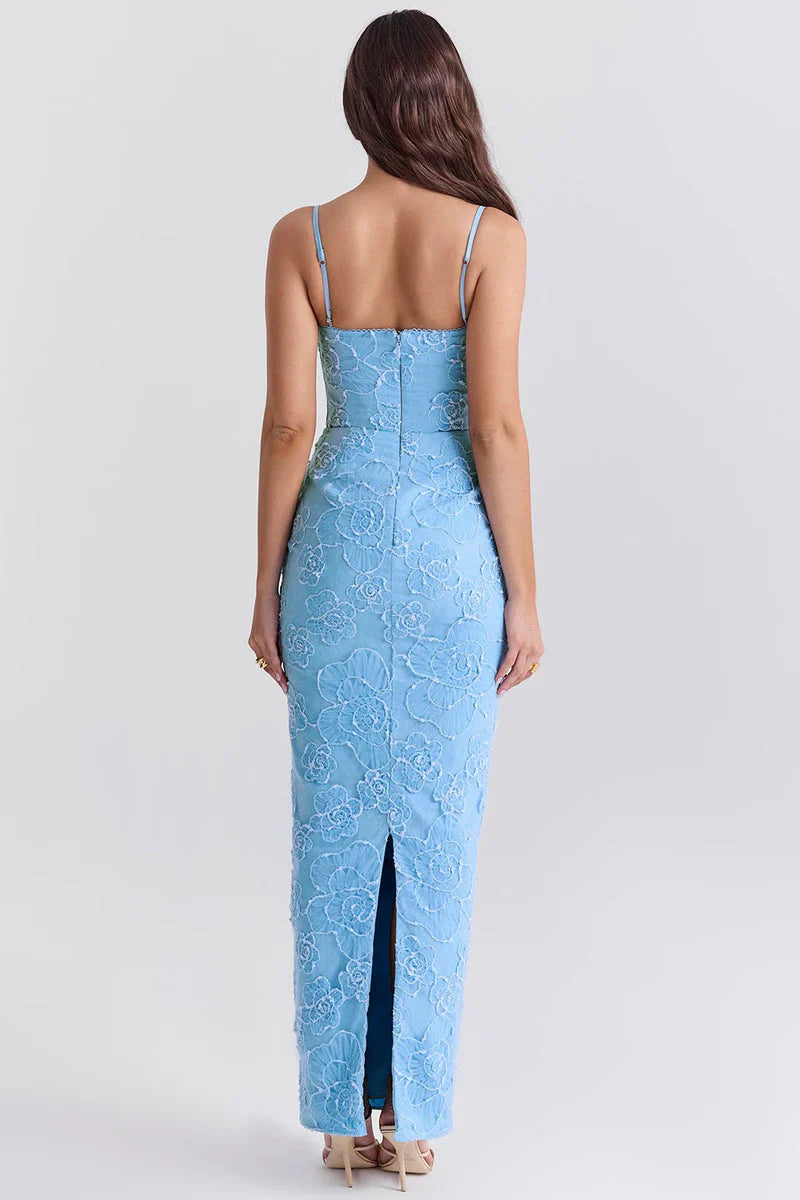 LYRA MAXI DRESS - LIGHT BLUE