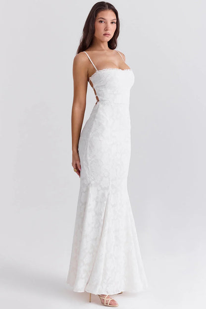 JUNIPER MAXI DRESS - WHITE