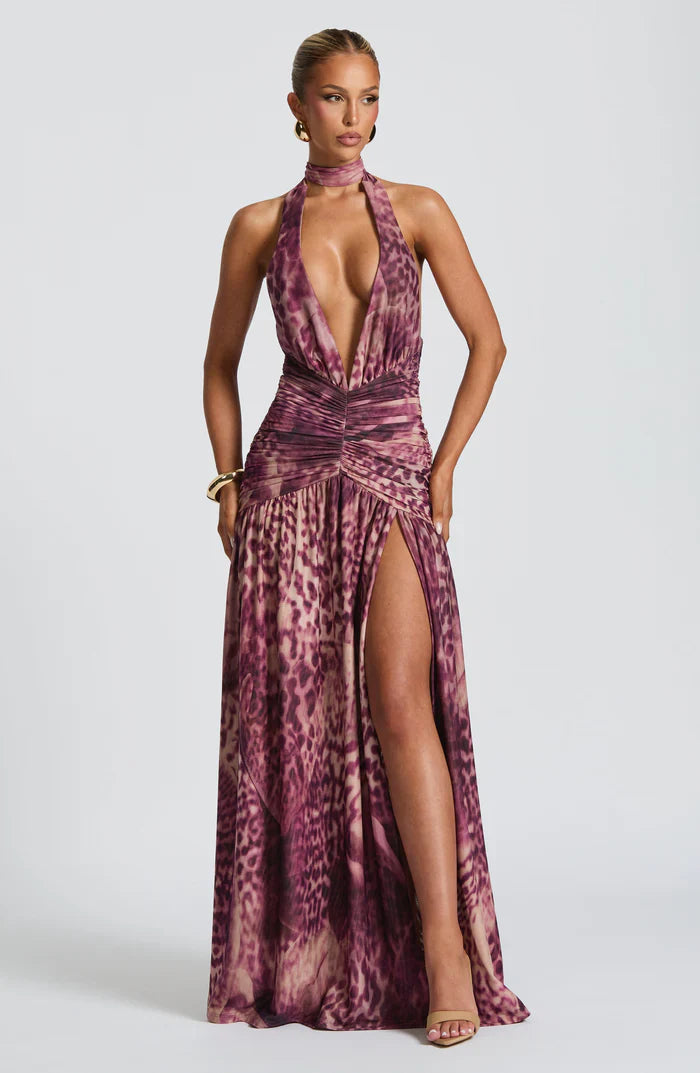 MELANIA MAXI DRESS - PURPLE