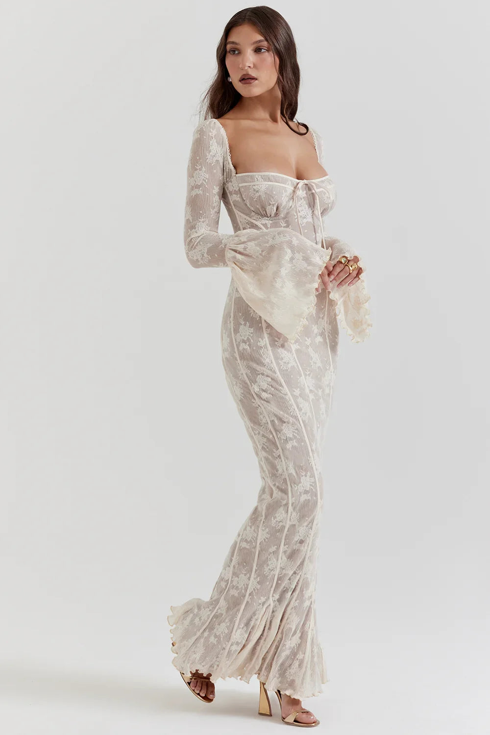 SERENA MAXI DRESS - WHITE