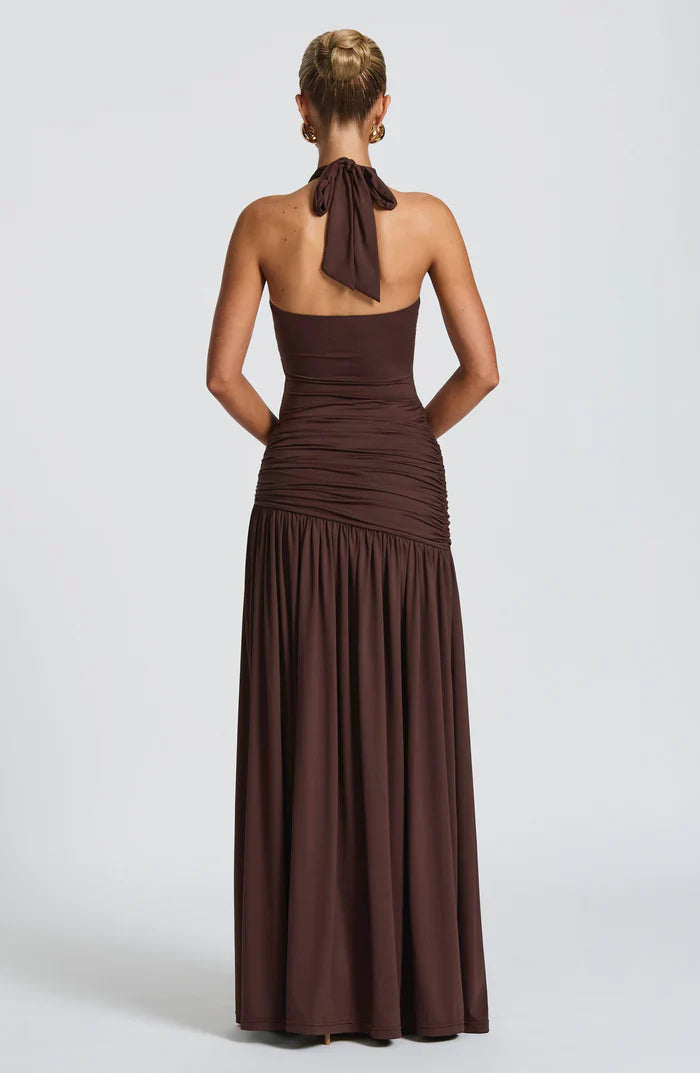 ODELE BODY SUIT - BROWN