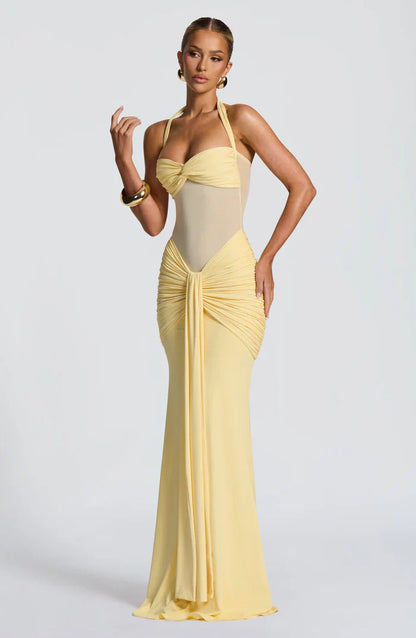 VIXEN MAXI DRESS - YELLOW