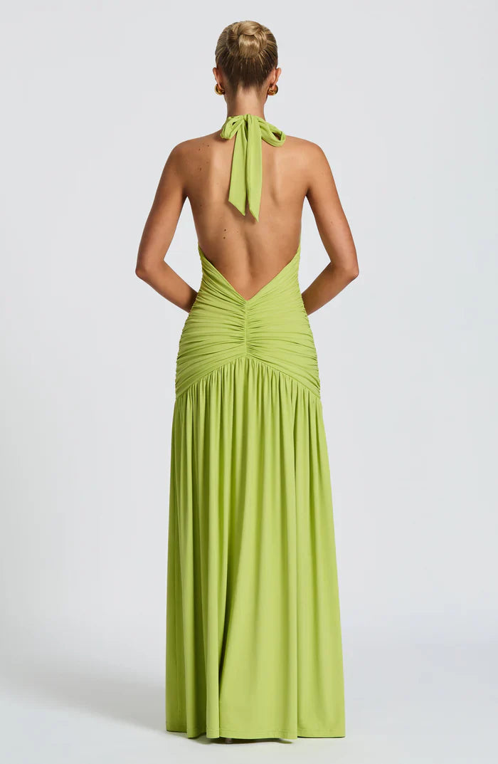 MELANIA MAXI DRESS - LIME