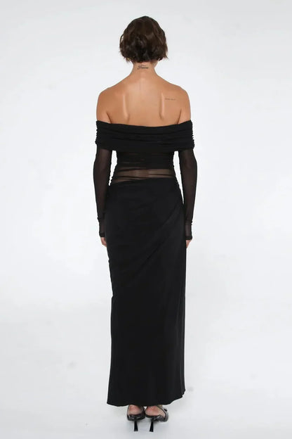 DEMI MAXI DRESS - BLACK