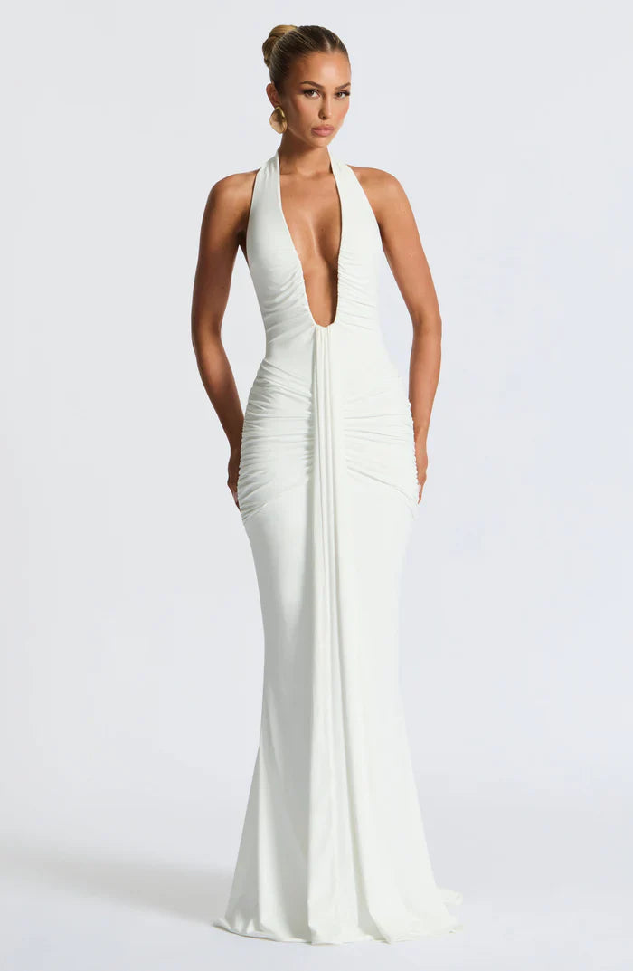 ROSETTA MAXI DRESS - WHITE