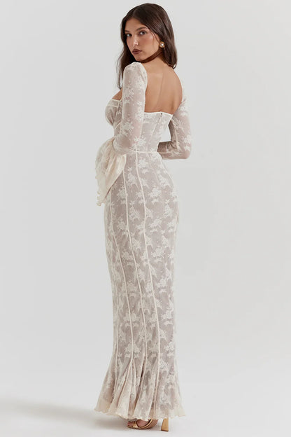 SERENA MAXI DRESS - WHITE