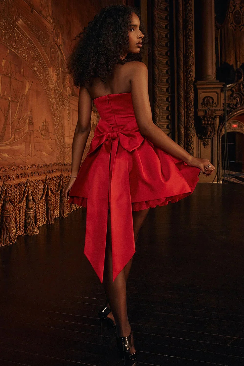 ELOISE MINI DRESS - RED