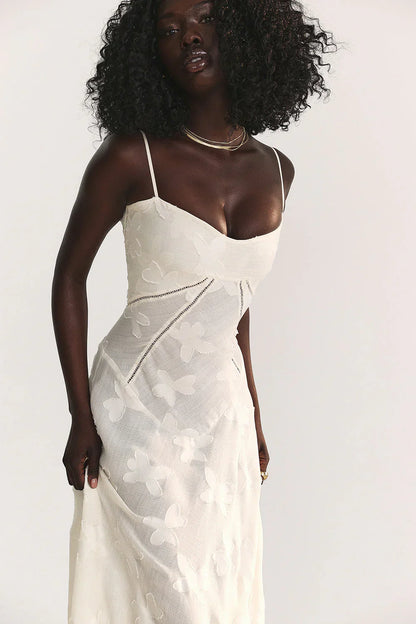 MYA MAXI DRESS - WHITE