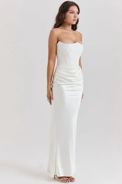 ROSALIND MAXI DRESS - WHITE