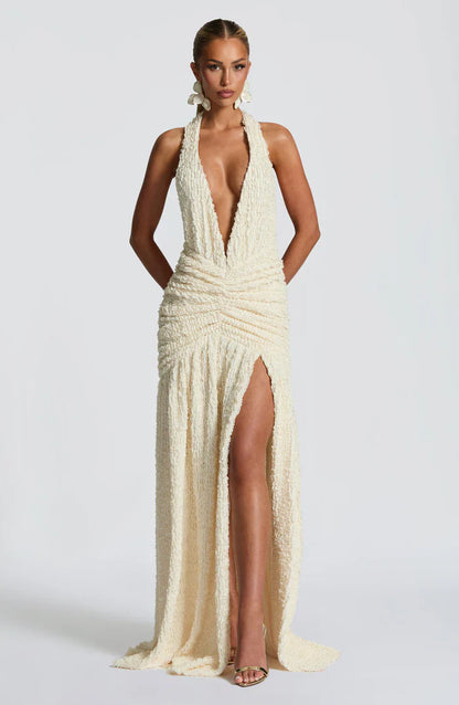 MINERVA MAXI DRESS - CREAM