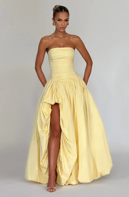 JILIAN MAXI DRESS - YELLOW