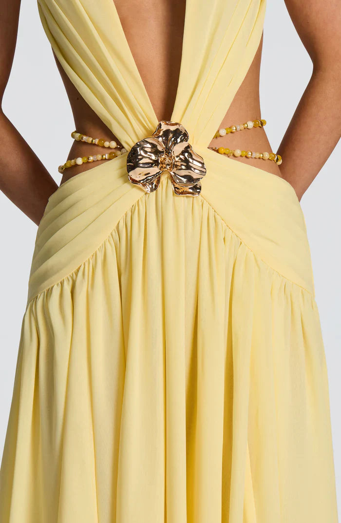 INDIANNA MAXI DRESS - YELLOW