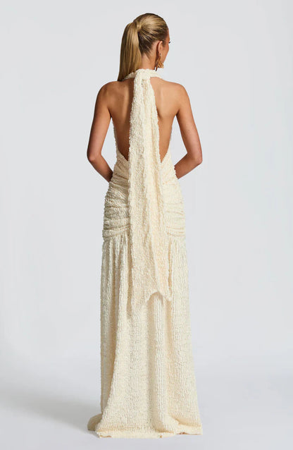 MINERVA MAXI DRESS - CREAM