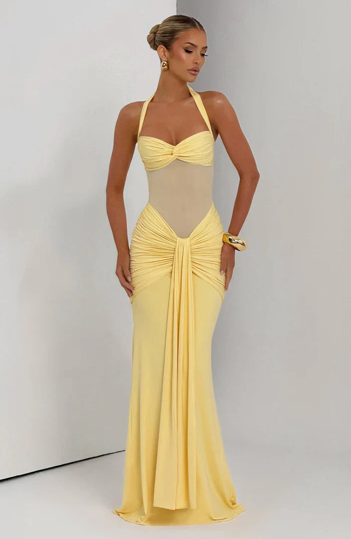VIXEN MAXI DRESS - YELLOW