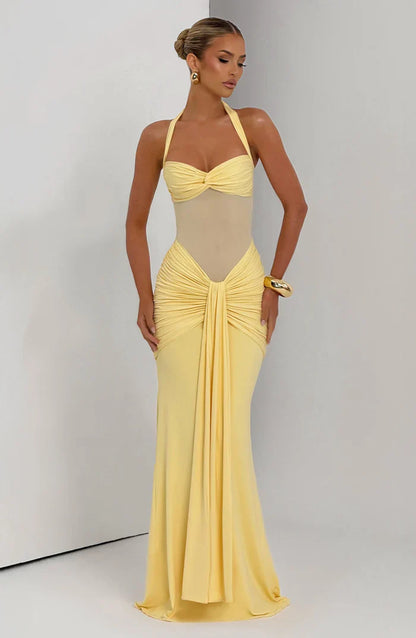 VIXEN MAXI DRESS - YELLOW