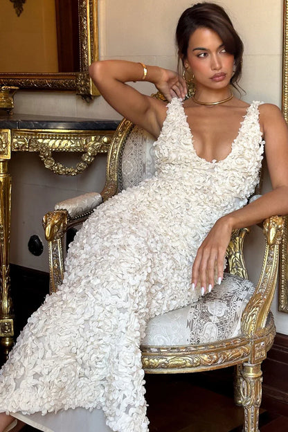 ROBYN MAXI DRESS - WHITE