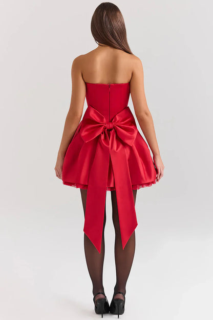 ELOISE MINI DRESS - RED