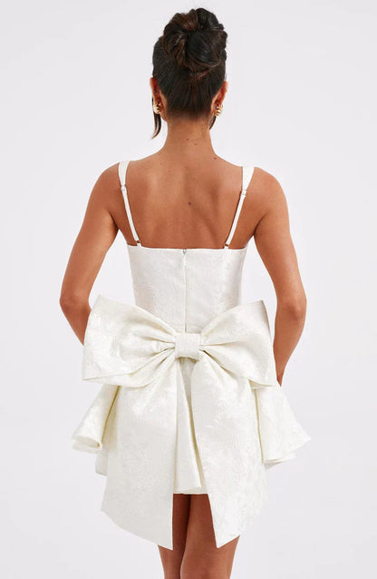 EMELIE MINI DRESS - WHITE