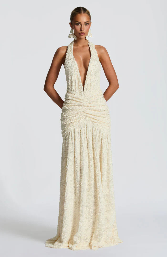 MINERVA MAXI DRESS - CREAM