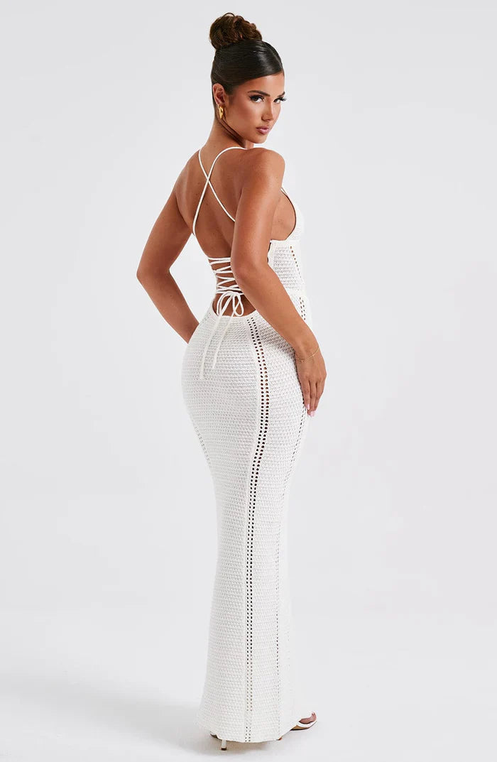 XANTHE MAXI DRESS - WHITE