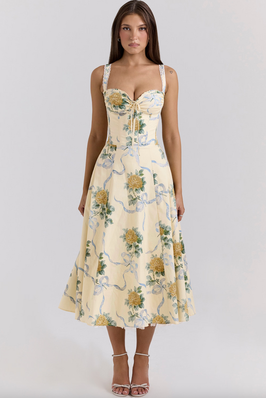 AYLA VINTAGE MIDI DRESS