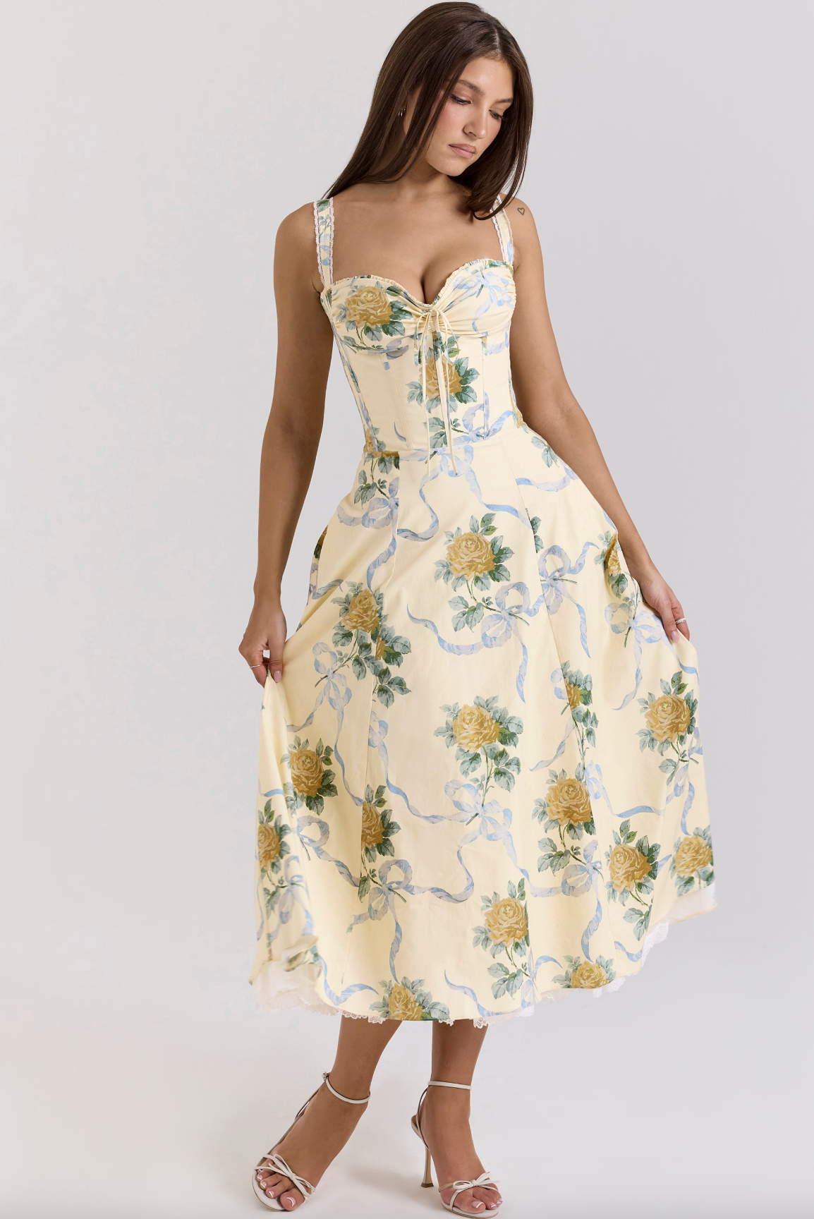 AYLA VINTAGE MIDI DRESS