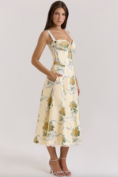 AYLA VINTAGE MIDI DRESS