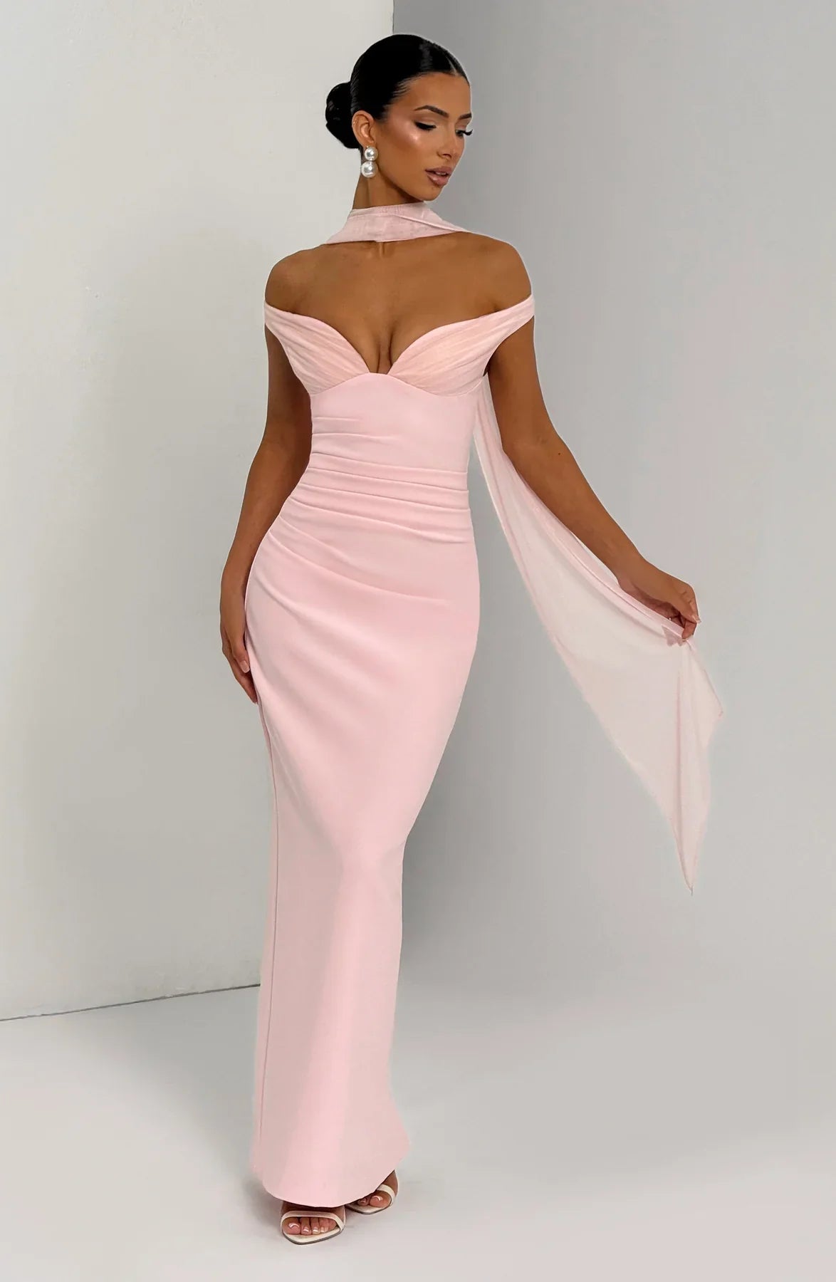 ABIGAIL MAXI DRESS - PINK