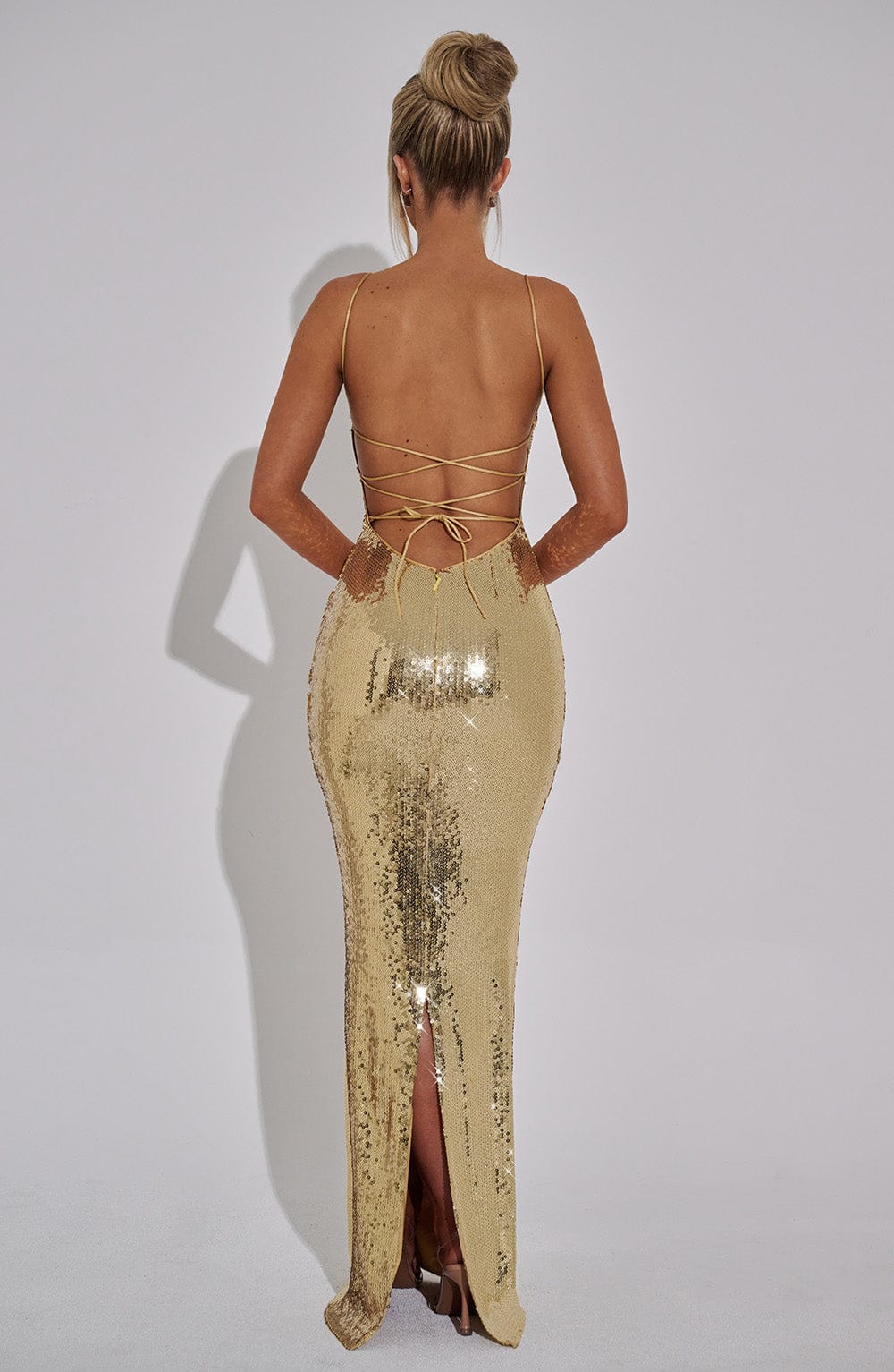 ATARI MAXI DRESS - GOLD