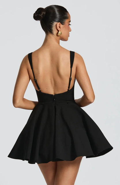 RUE MINI DRESS - BLACK