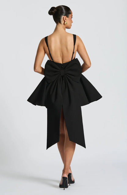RUE MINI DRESS - BLACK