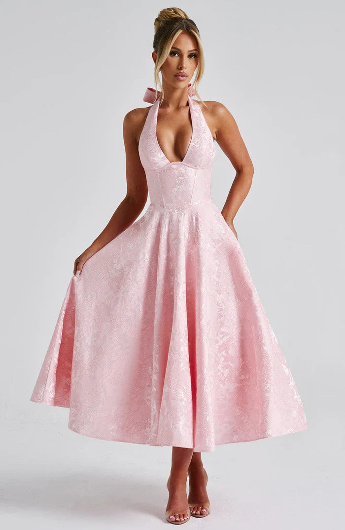 EFFIE MIDI DRESS - PINK