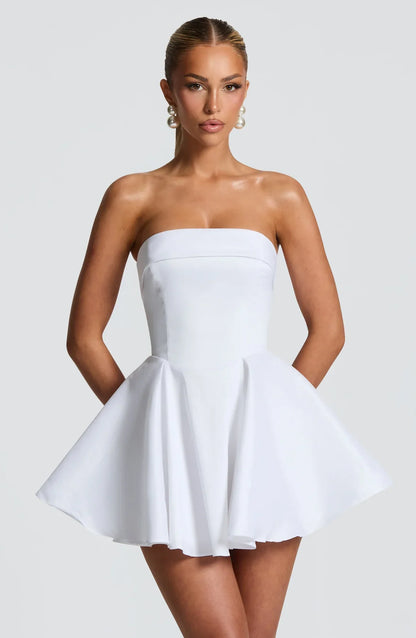 DIONNE MINI DRESS - WHITE