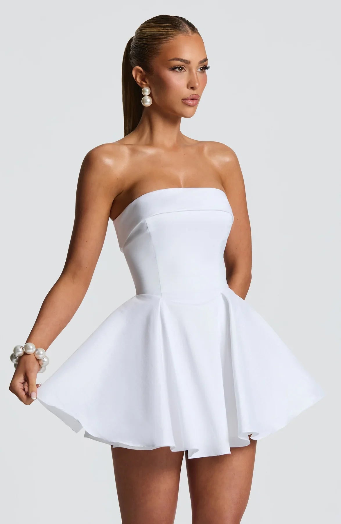 DIONNE MINI DRESS - WHITE