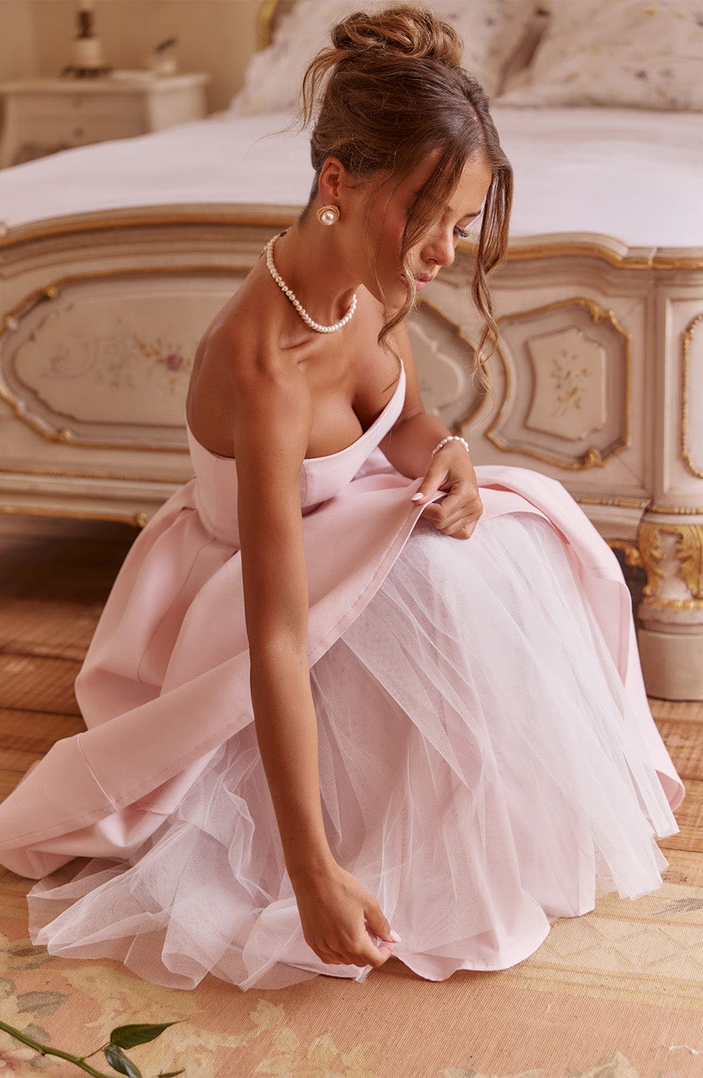 EDITH MIDI DRESS - PINK