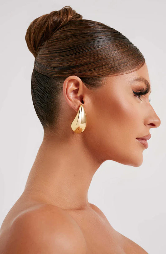 LARGE FAYTH EARRINGS - GOLD