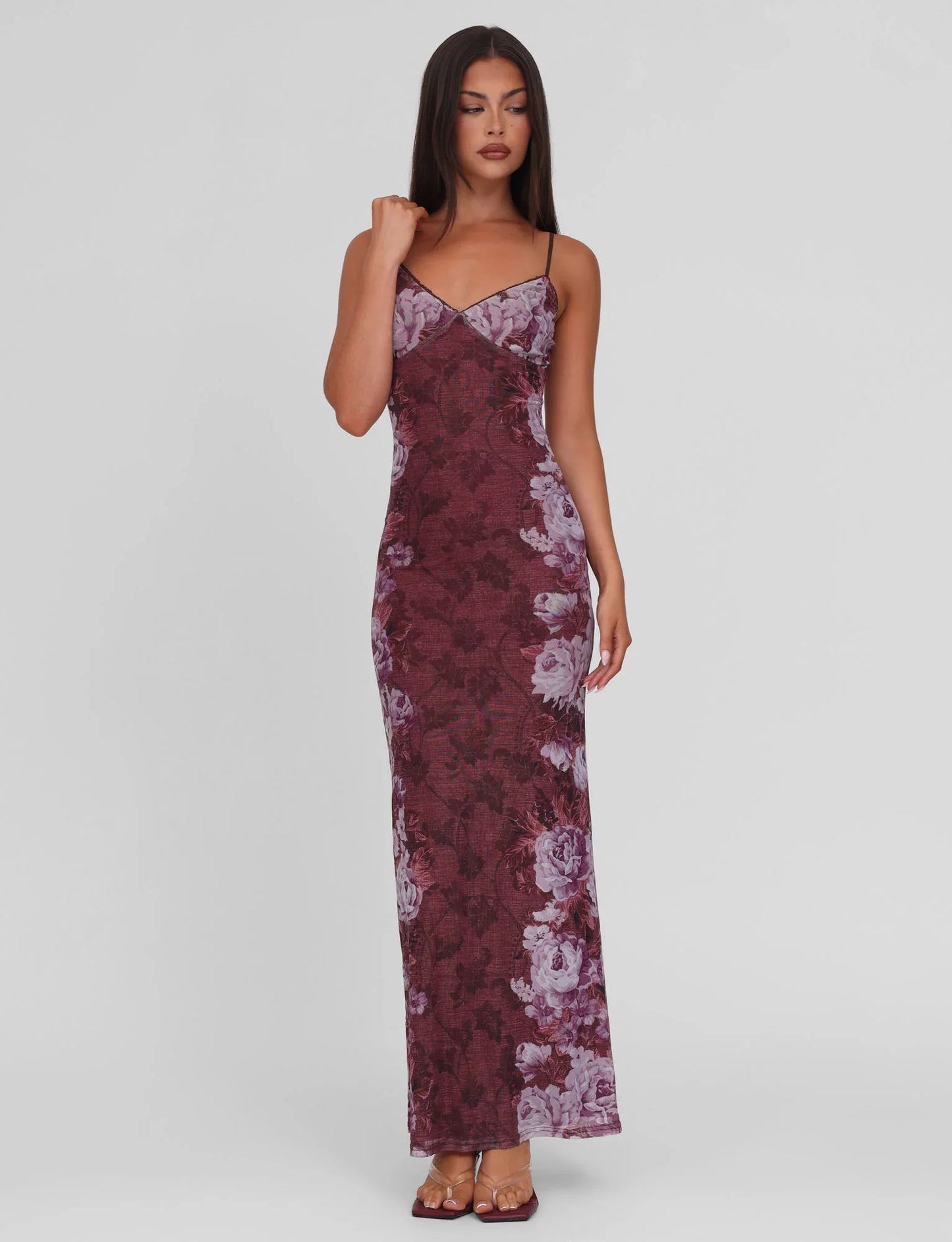JULIANNA MAXI DRESS - MAROON