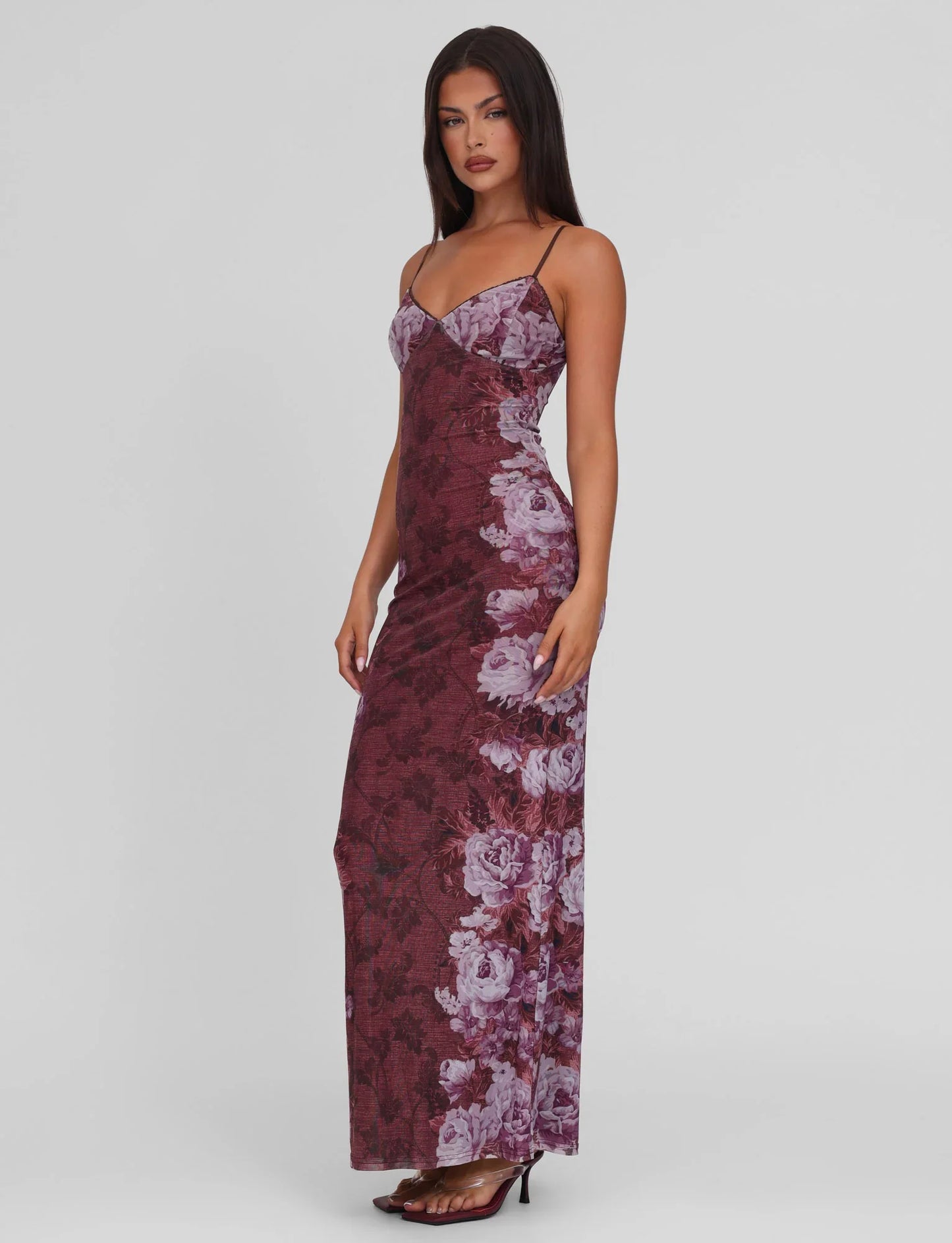 JULIANNA MAXI DRESS - MAROON