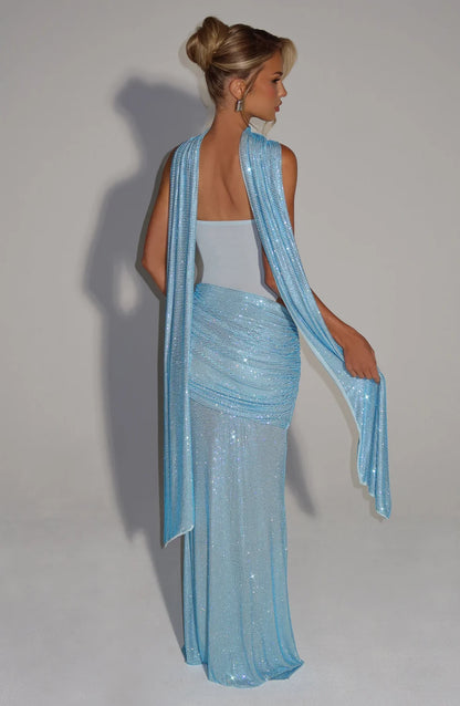 KAILANI MAXI DRESS - AQUA