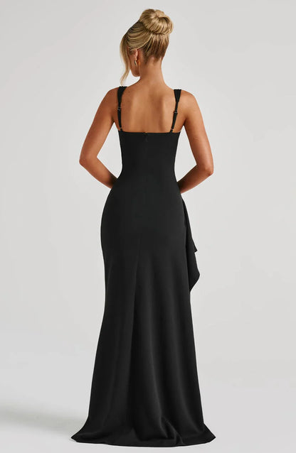 KATANA MAXI DRESS - BLACK