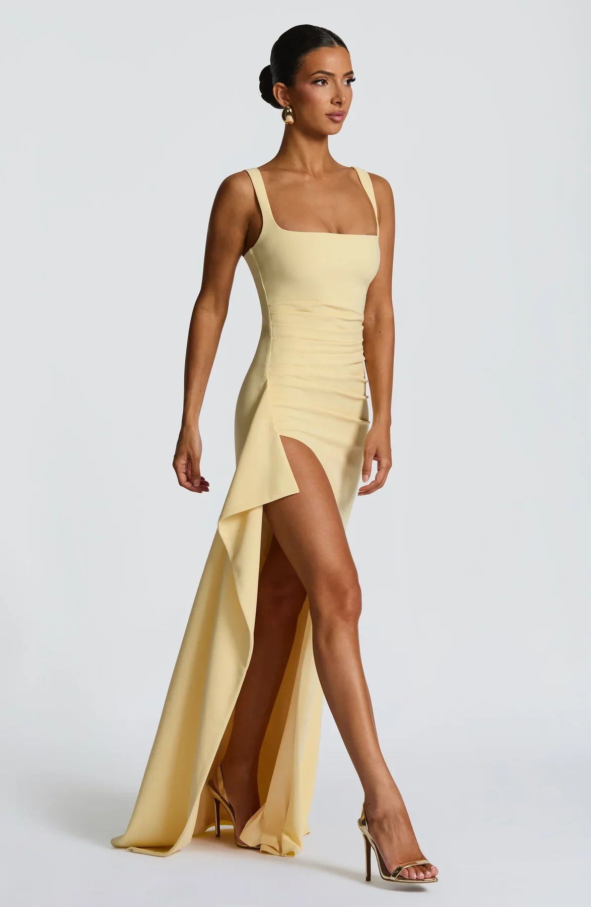KATANA MAXI DRESS - YELLOW