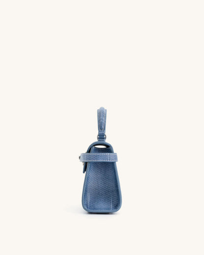 ELISE TOP HANDLE BAG - LIGHT BLUE