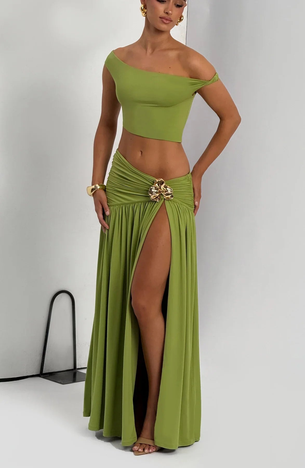 SAIRA MAXI SET - OLIVE
